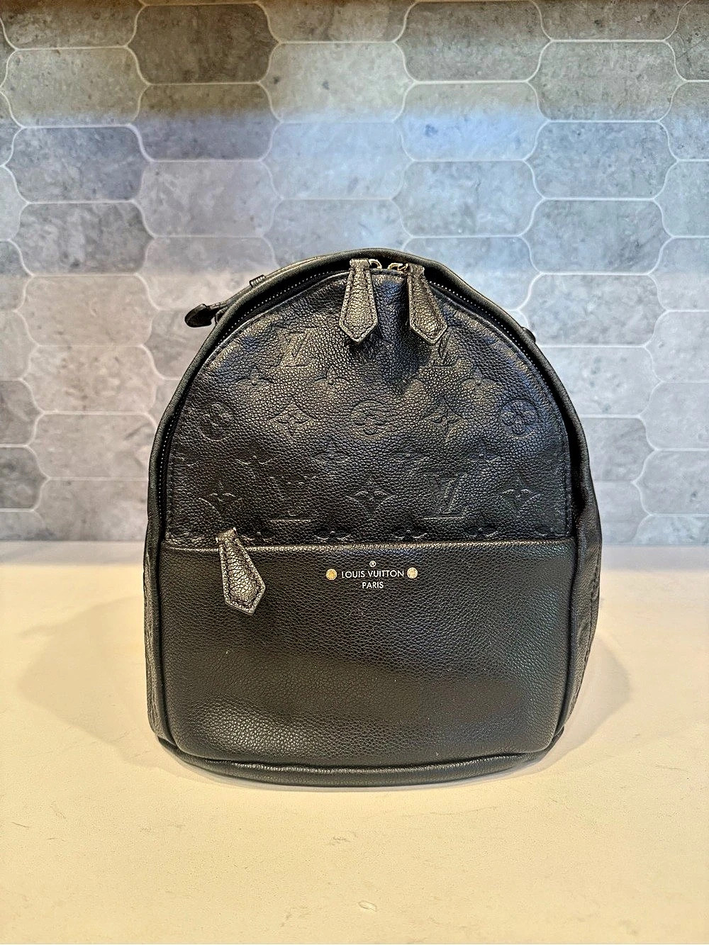 Louis Vuitton Empreinte Sorbonne Backpack Black